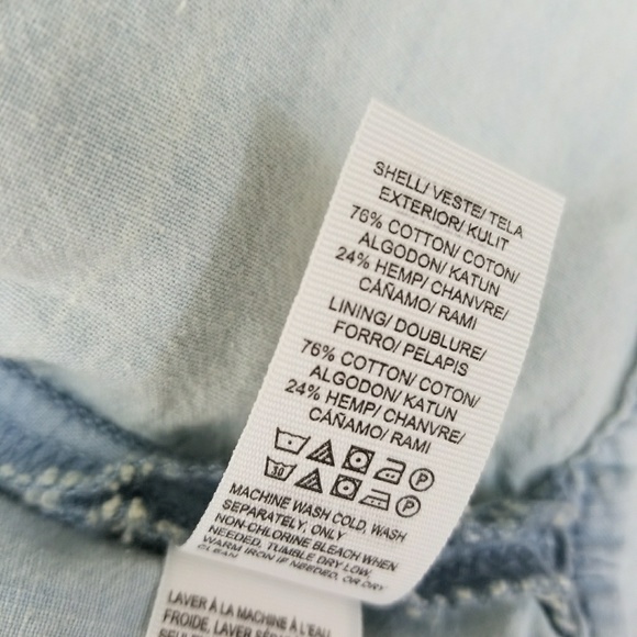 Lucky Brand Chambray Flounce Dress - Picture 7 of 7